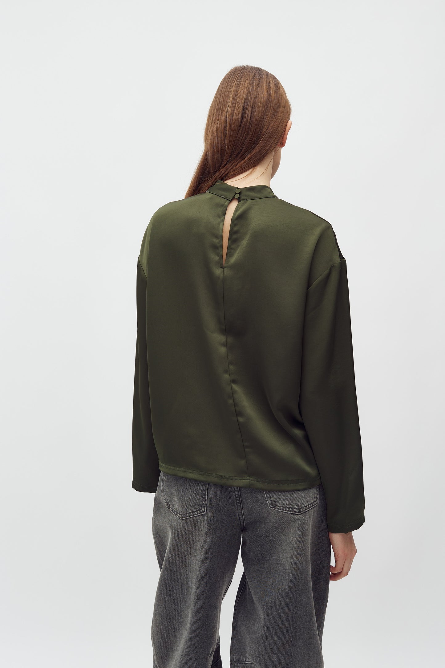 MbyM Linea bluse - pine green