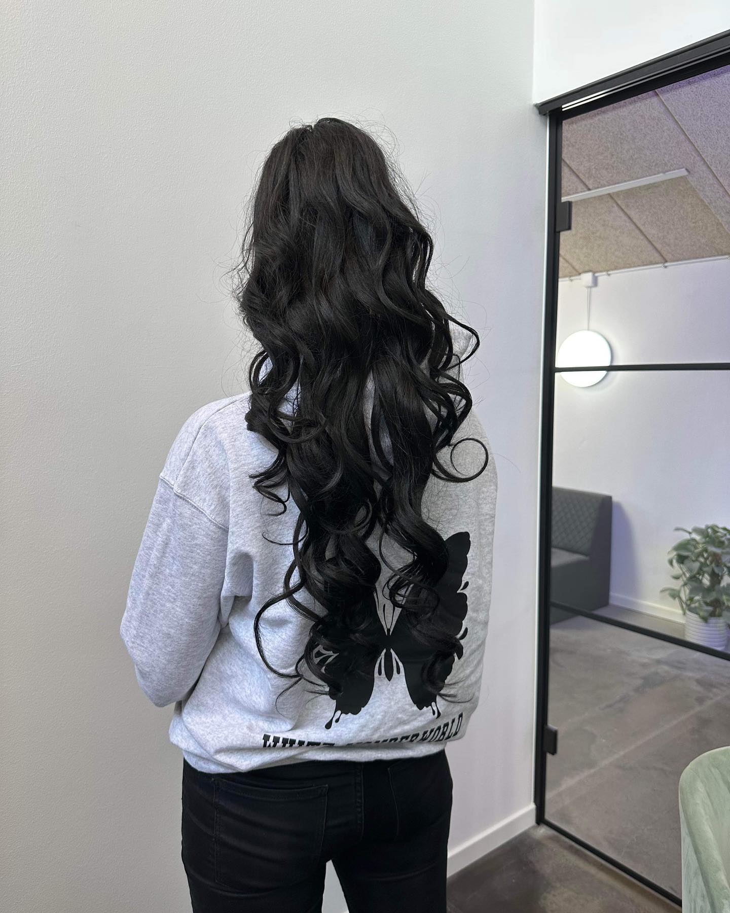 Cinderella ponytail - black