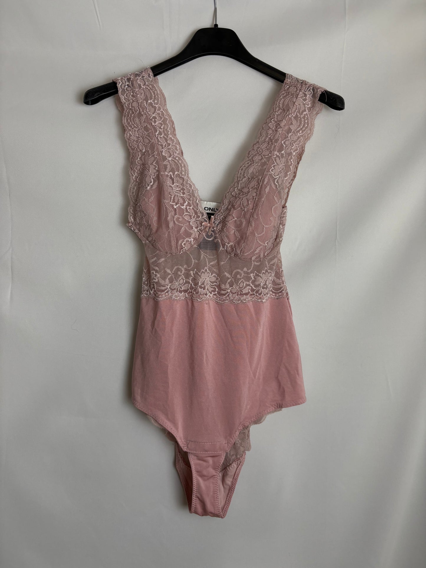 Lyserød bodystocking