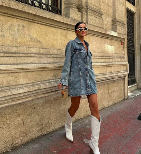 Denim kjole