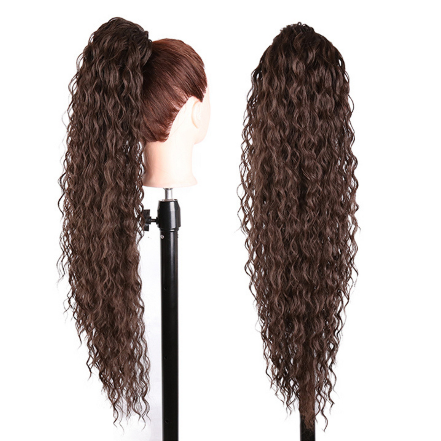 Vaiana ponytail - dark chocolate