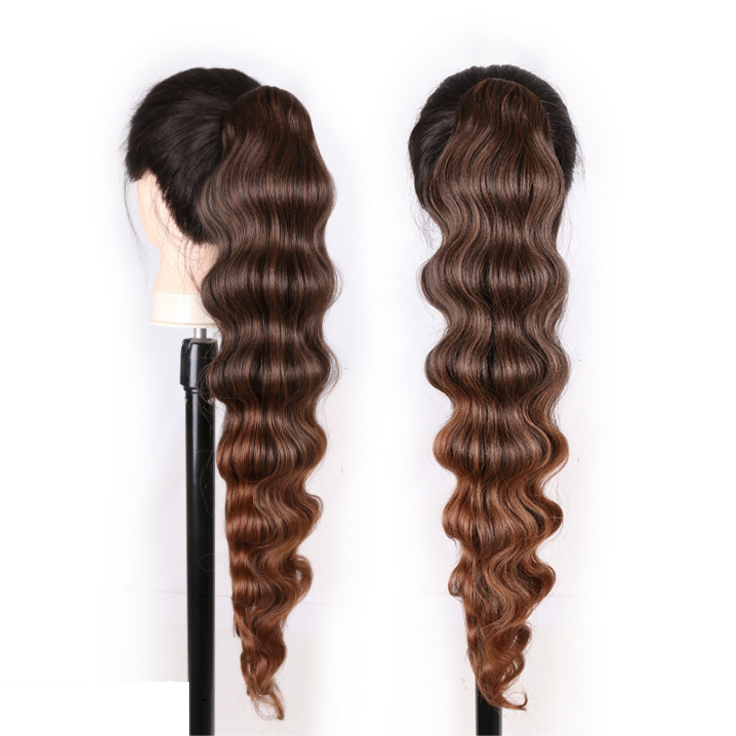 Yasmin ponytail - chocolate / caramel