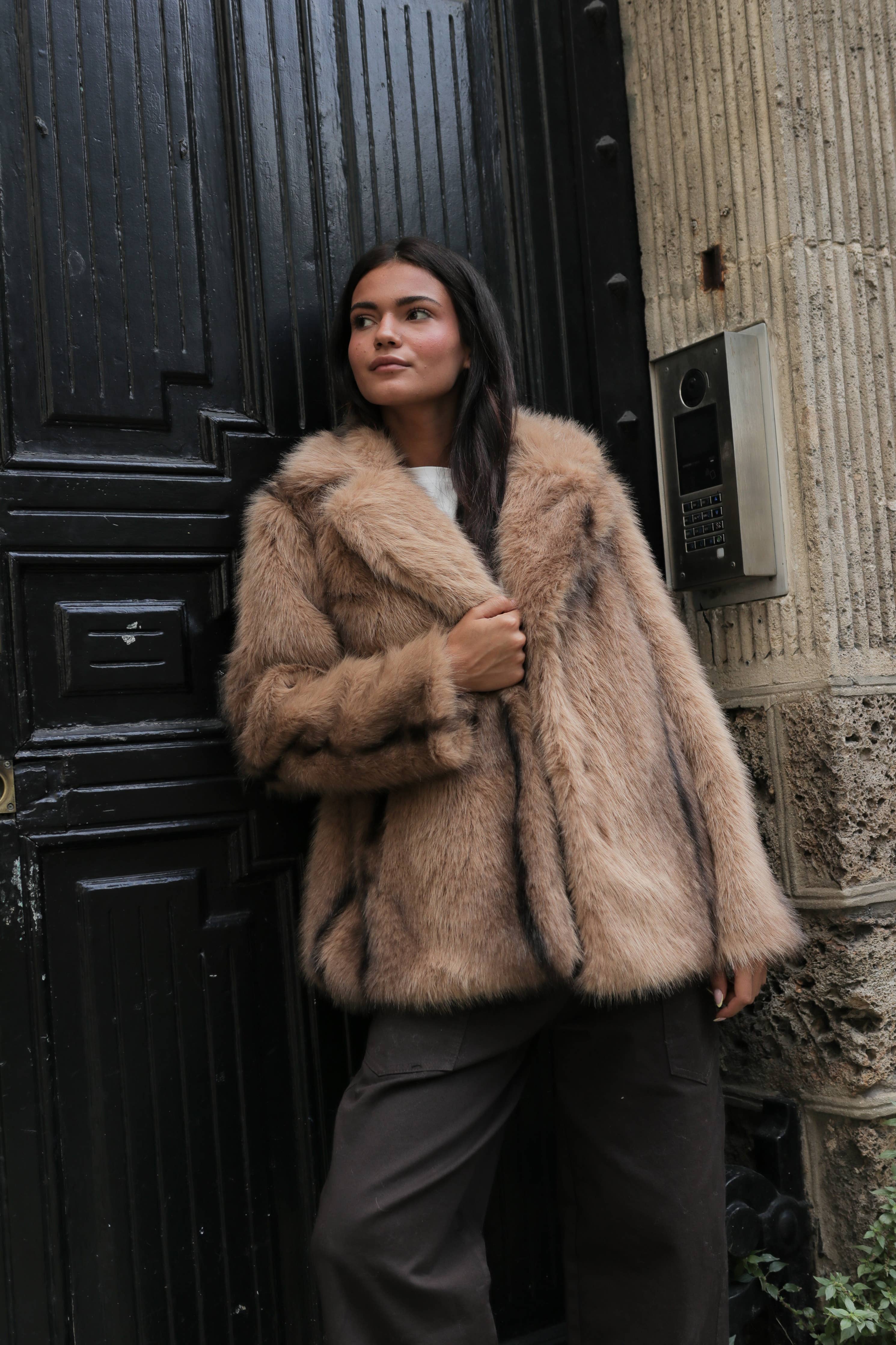 Sienna faux fur jakke