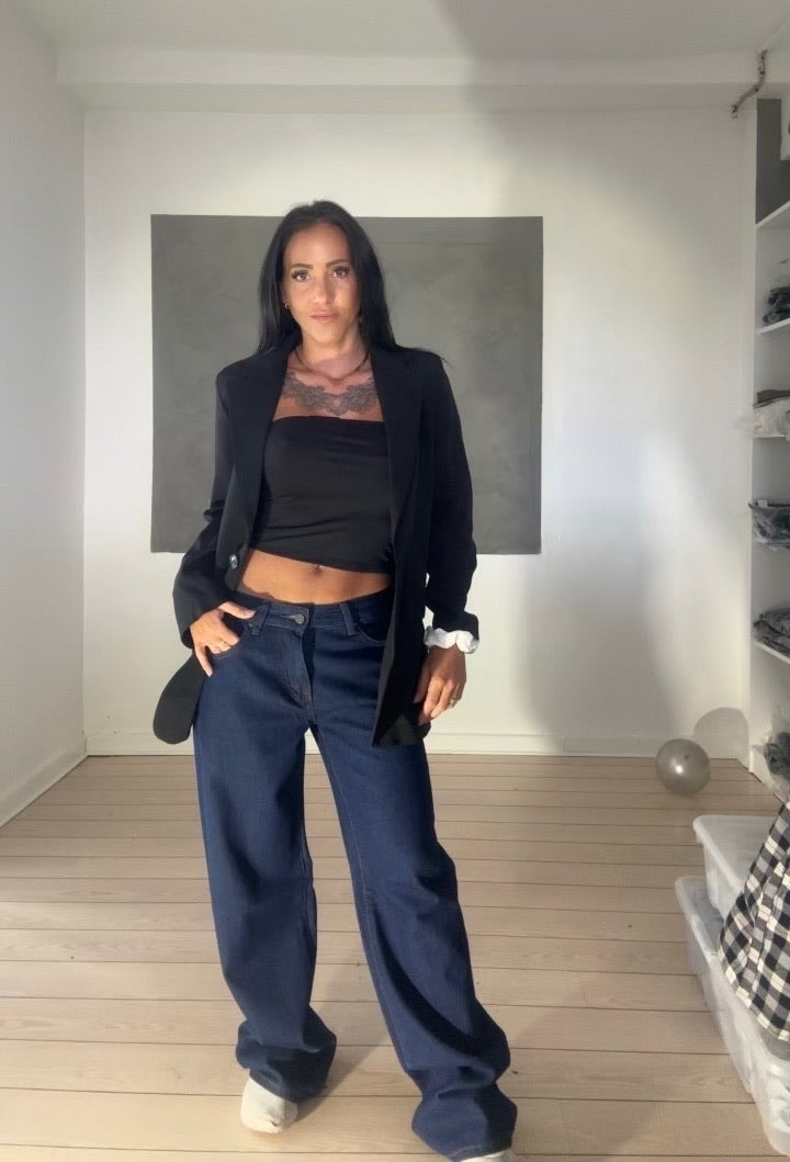 Luna low waist - mørkeblå