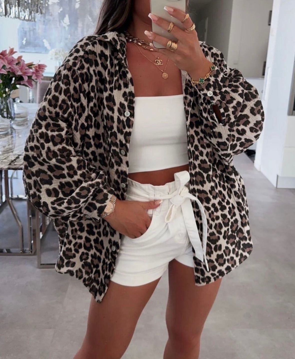 Nathalie oversize skjorte