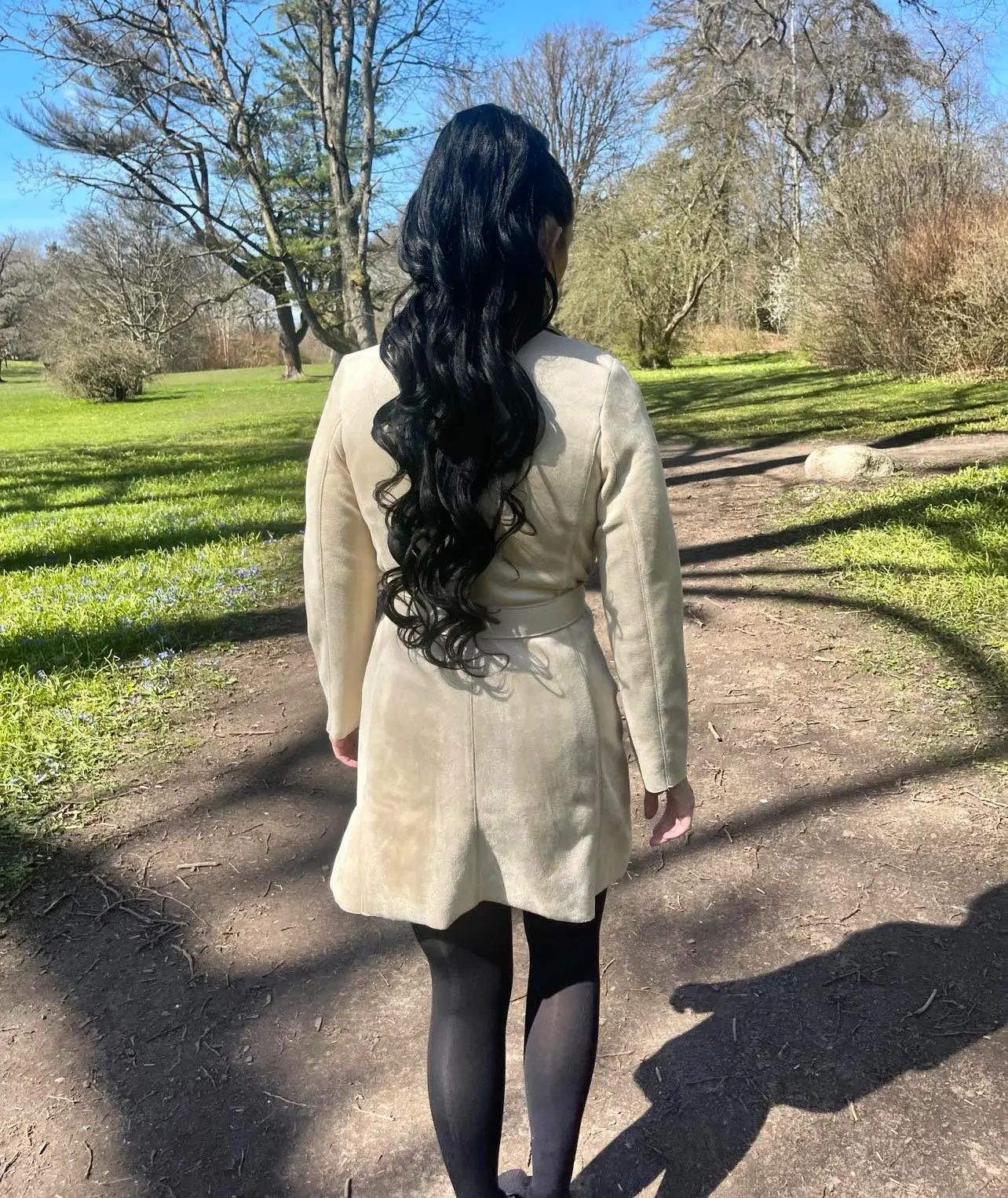 Cinderella ponytail - black