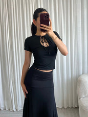 Elia top - sort