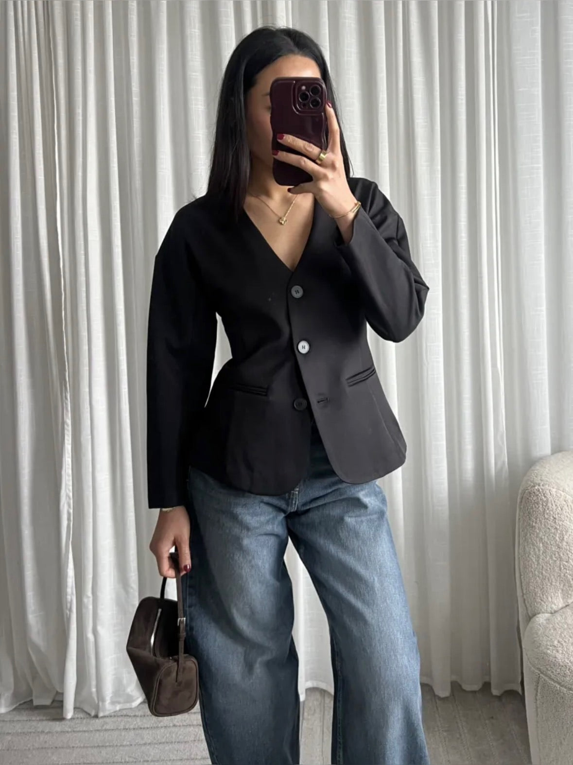 Adriana blazer - sort