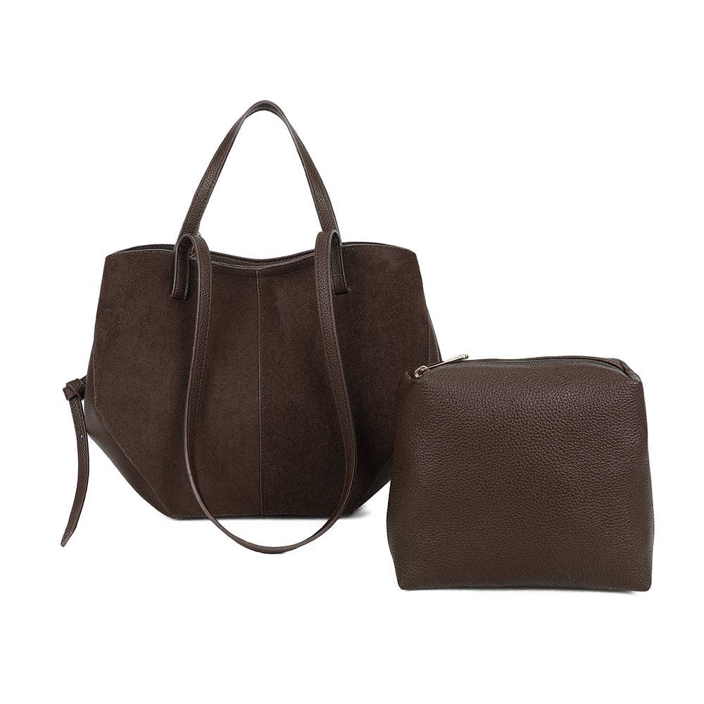 Elyne taske - mørkebrun