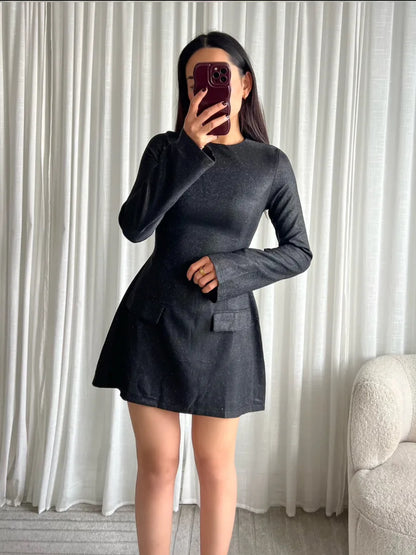 Nellie kjole med glitter