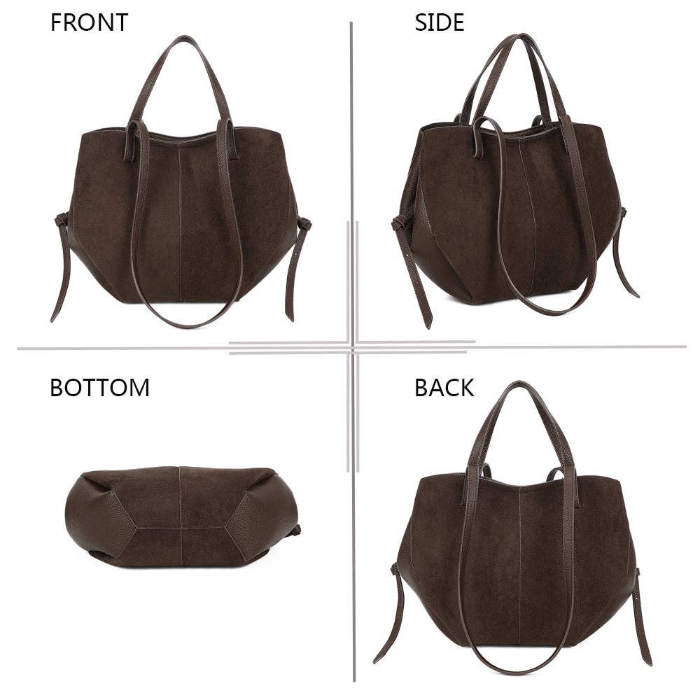 Elyne taske - mørkebrun