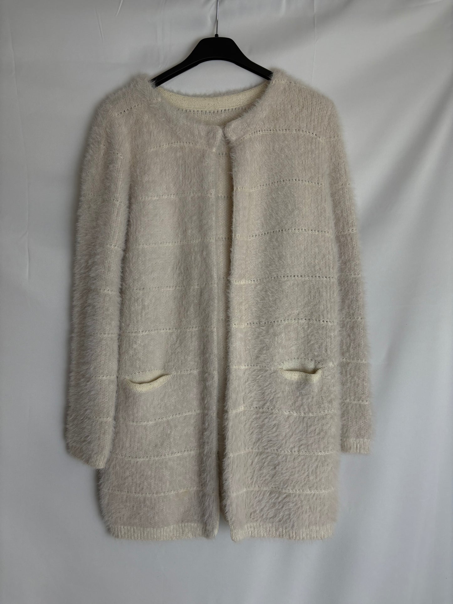 Blød lang cardigan