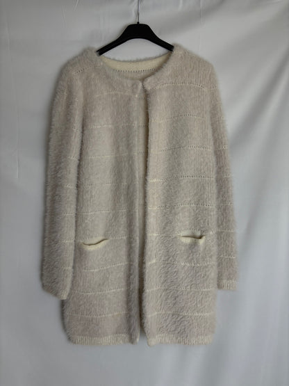 Blød lang cardigan