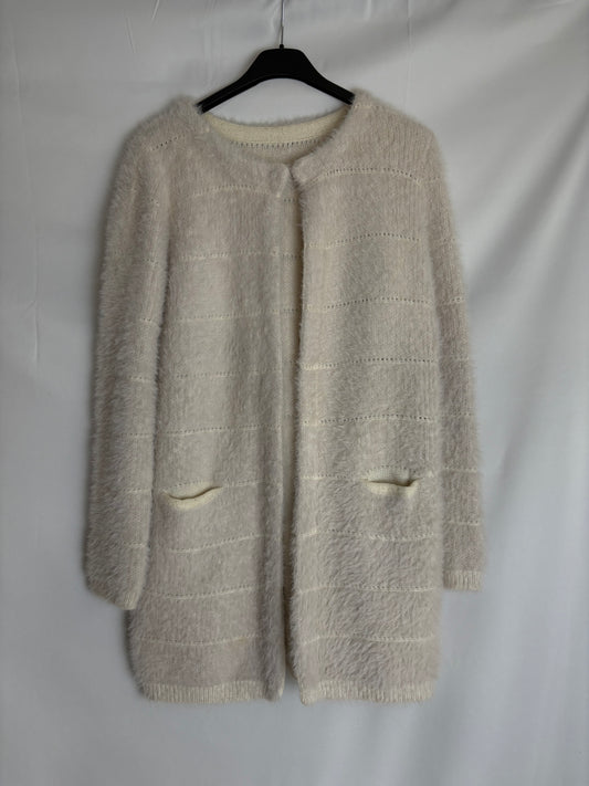 Blød lang cardigan