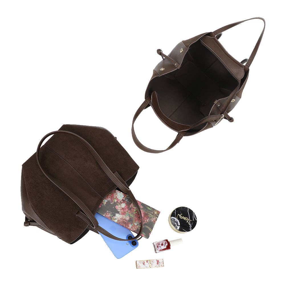 Elyne taske - mørkebrun