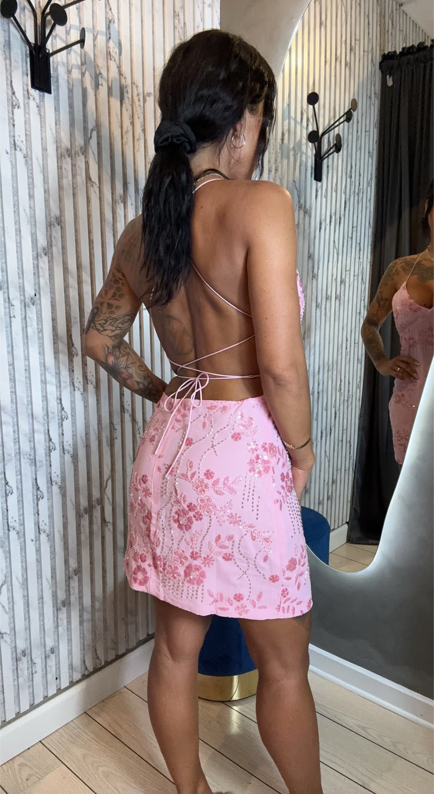 Pearl dress - pink