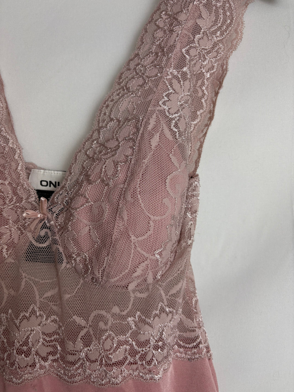 Lyserød bodystocking