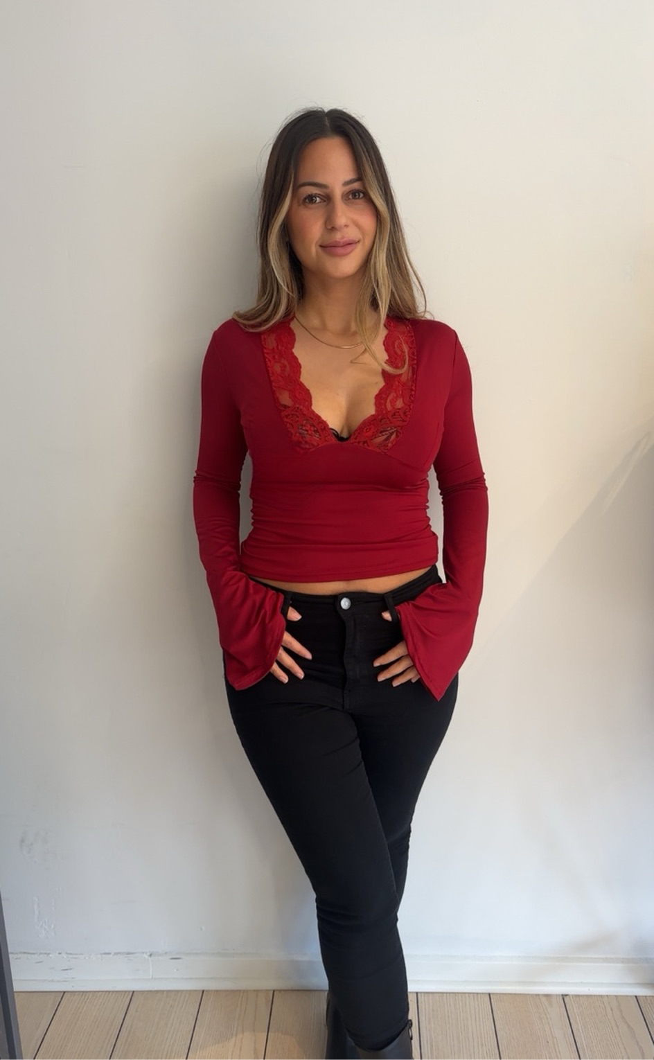 Brielle top - rød