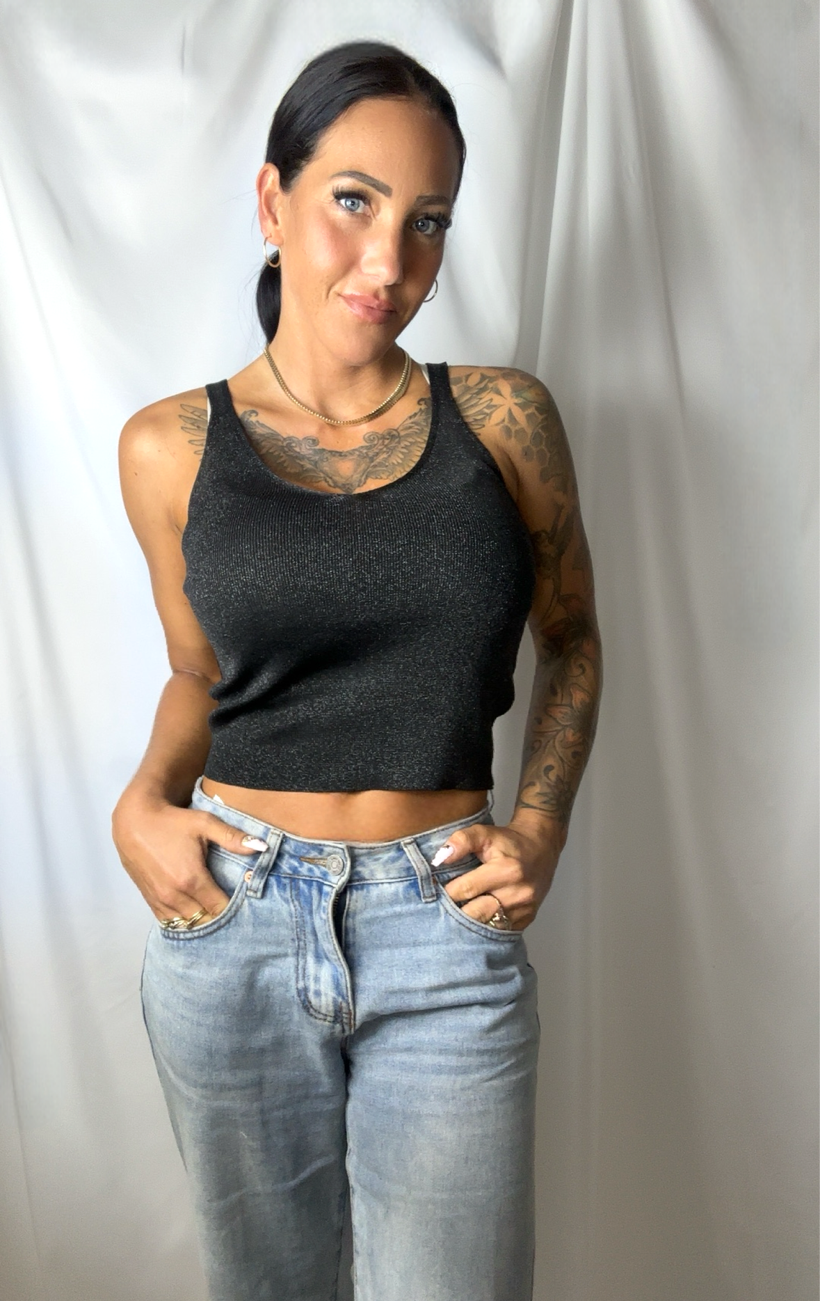 Tank top - sort
