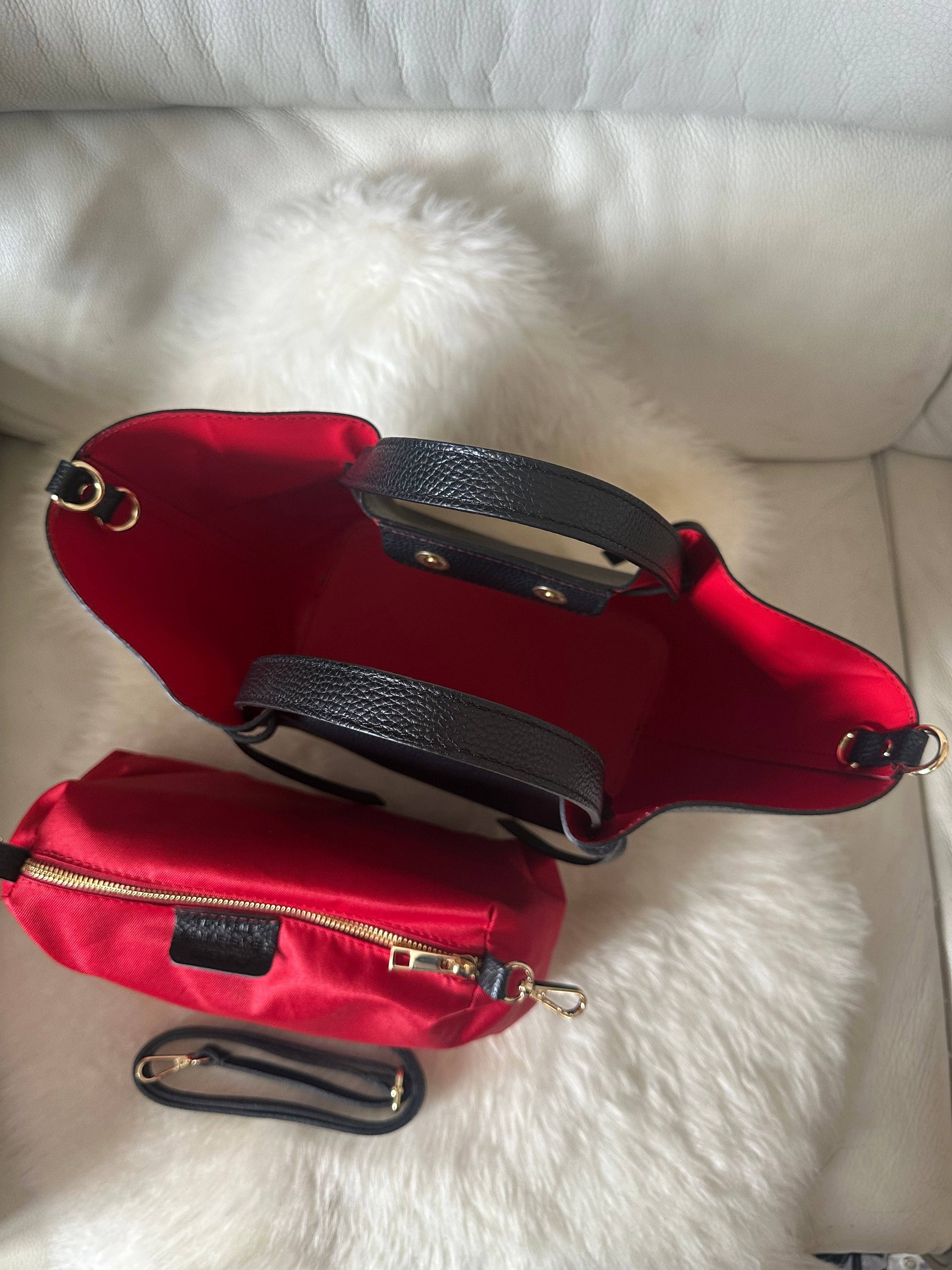 Amara læder taske Sort