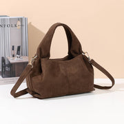 Mila Velour taske - Coffee brown