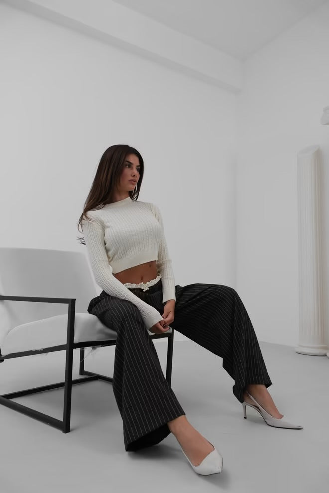 Isabella Crop bluse