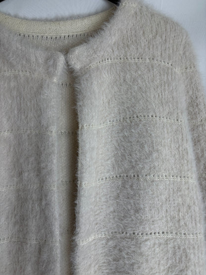 Blød lang cardigan