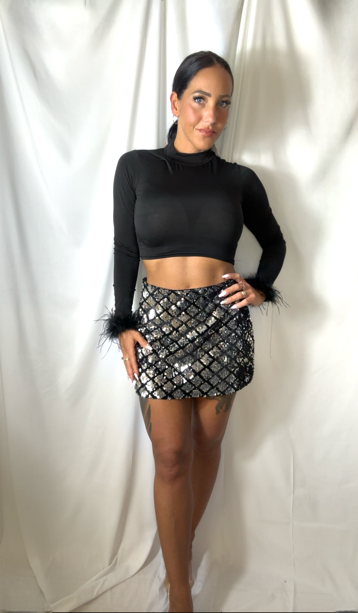 Stella palliet nederdel