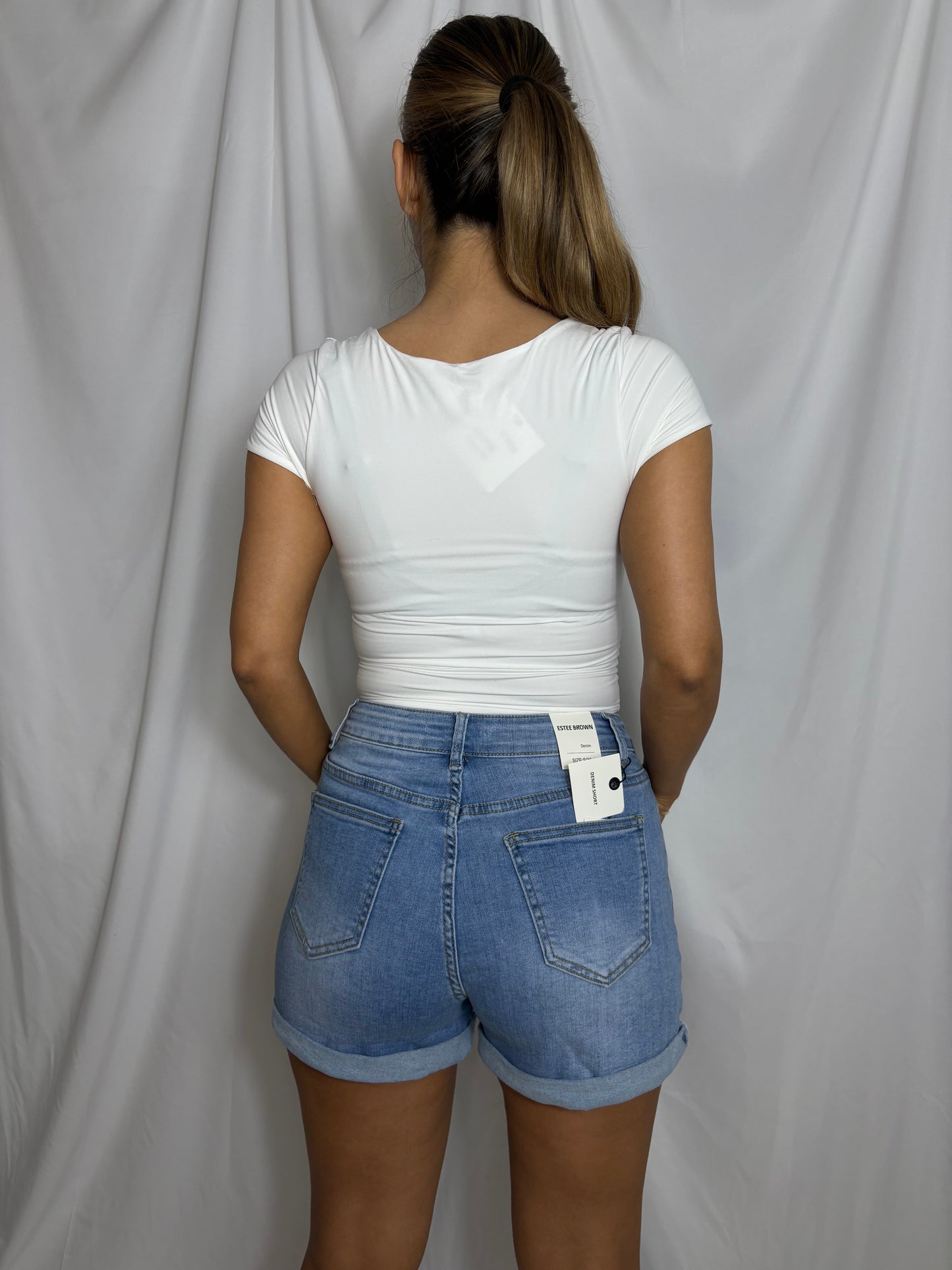 Nora denim shorts