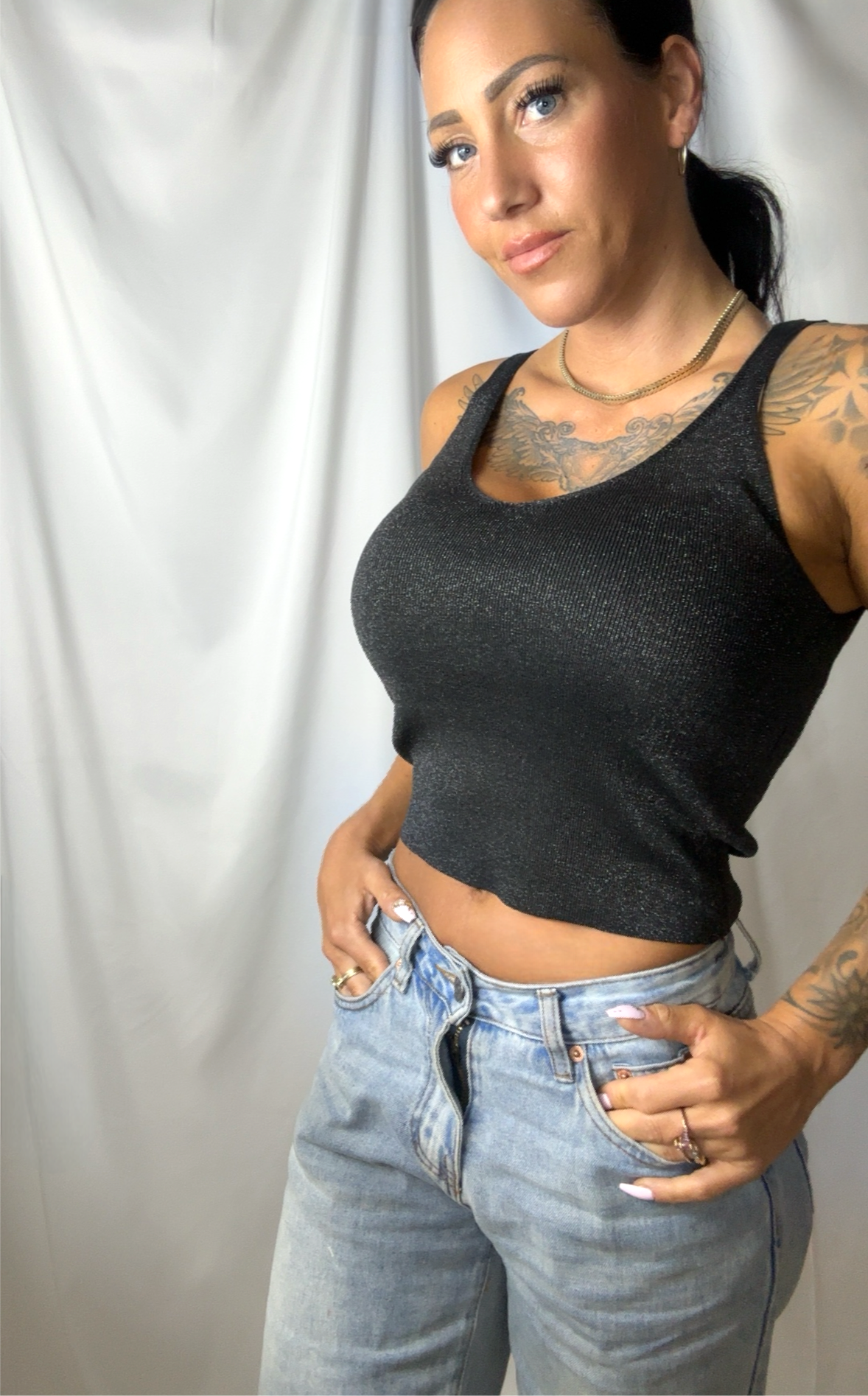 Tank top - sort