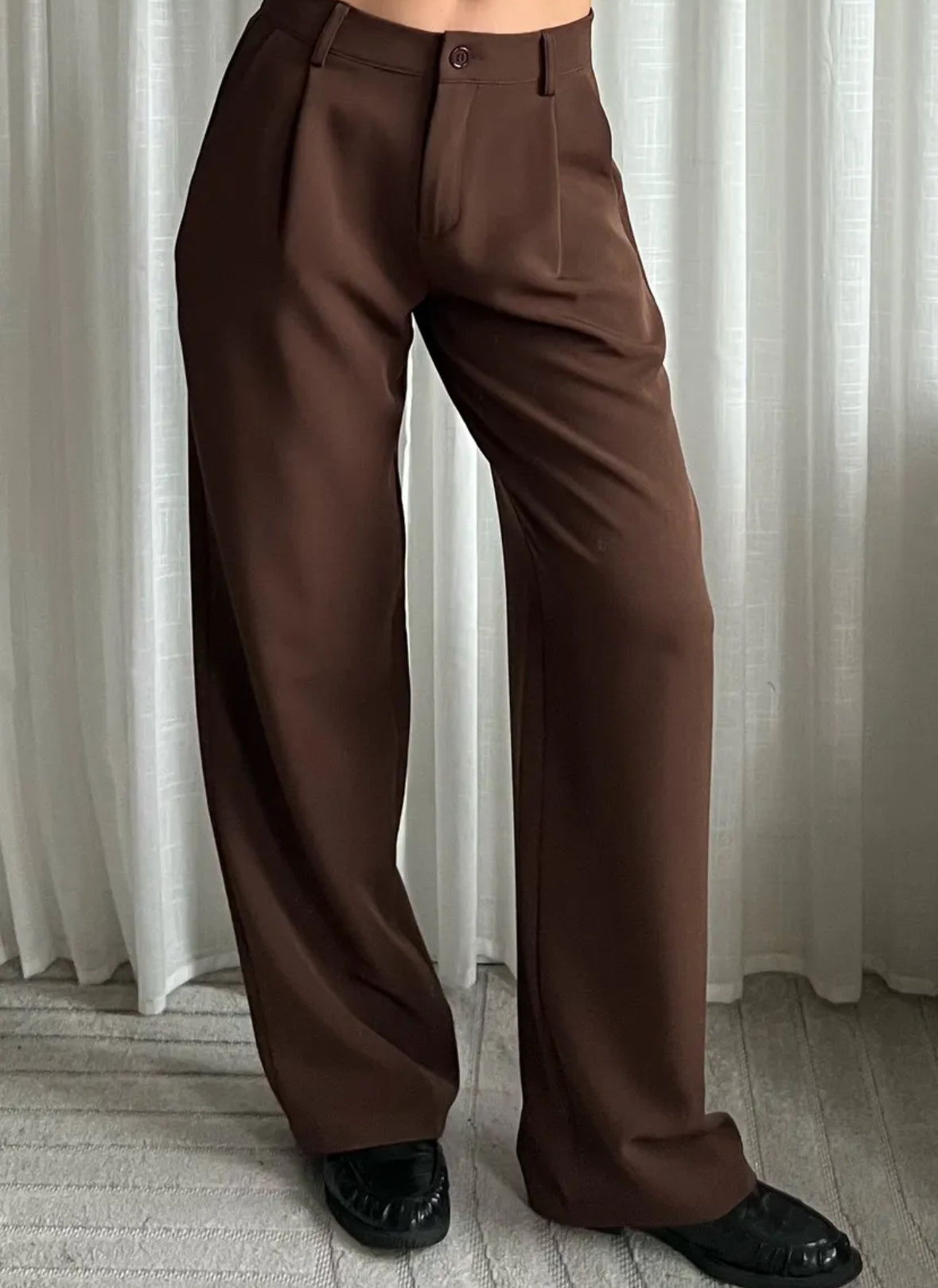 Asta Habit bukser - mørkebrun