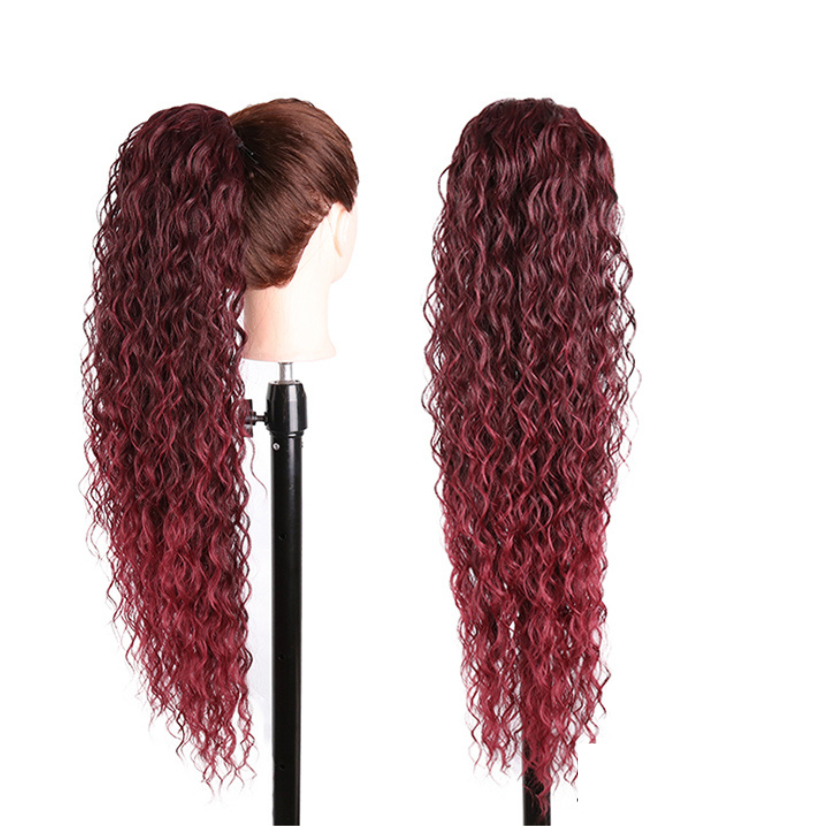 Vaiana ponytail - deep red
