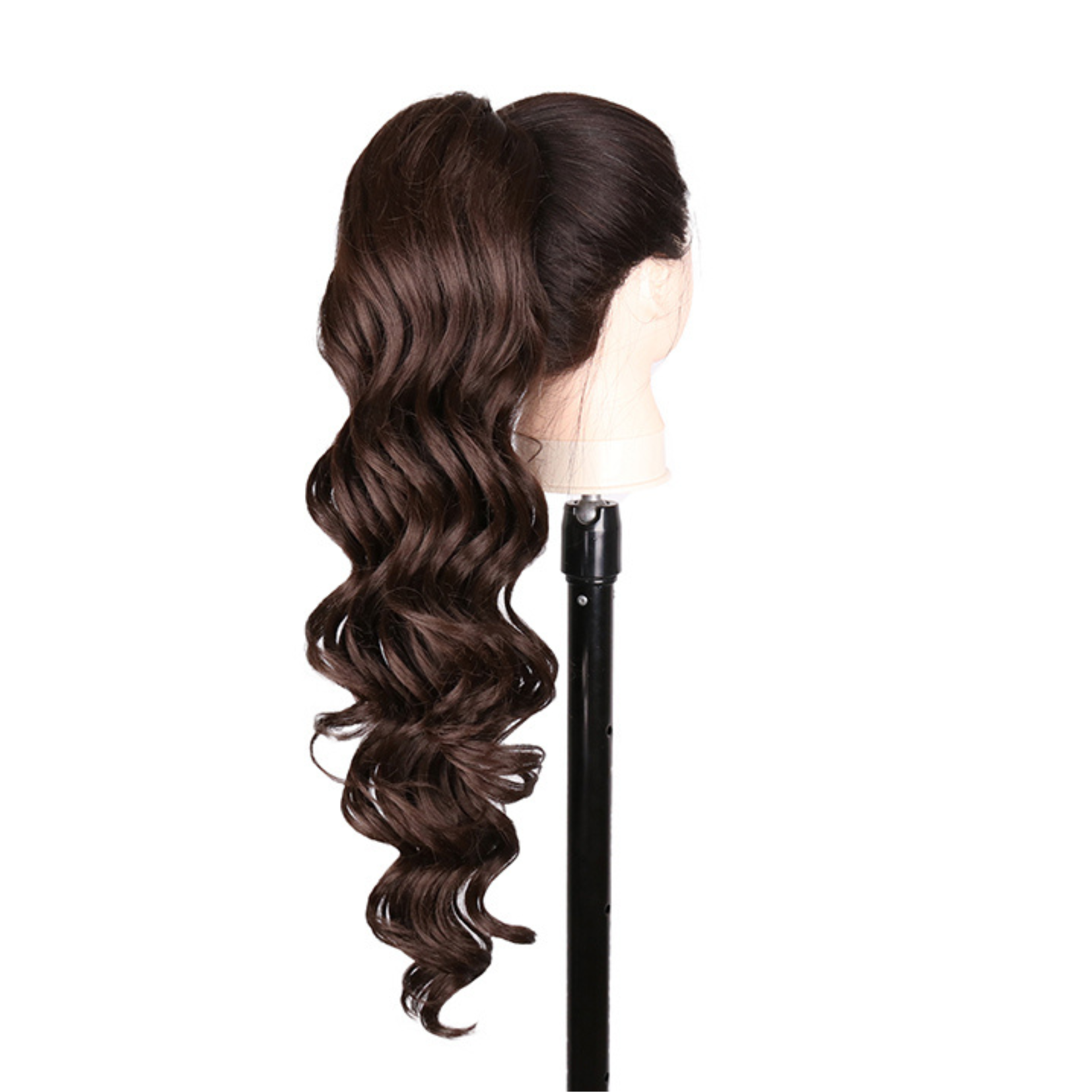 Cinderella ponytail - dark chocolate