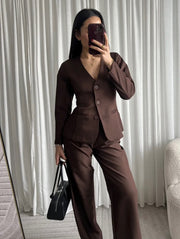 Adriana blazer - brun