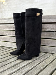 Brianna Støvle med Spænde - sort