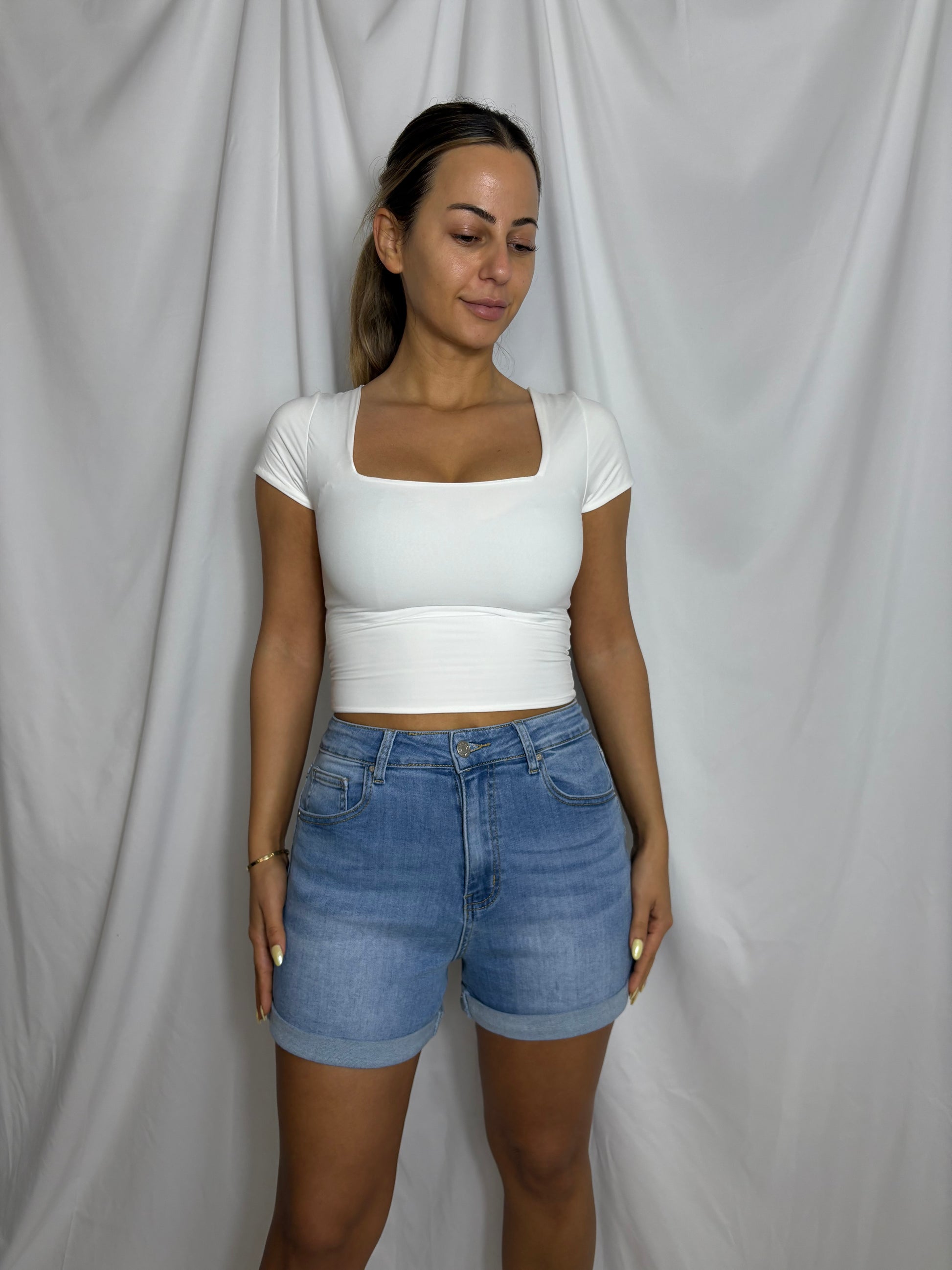 Denim shorts perfekt til sommer