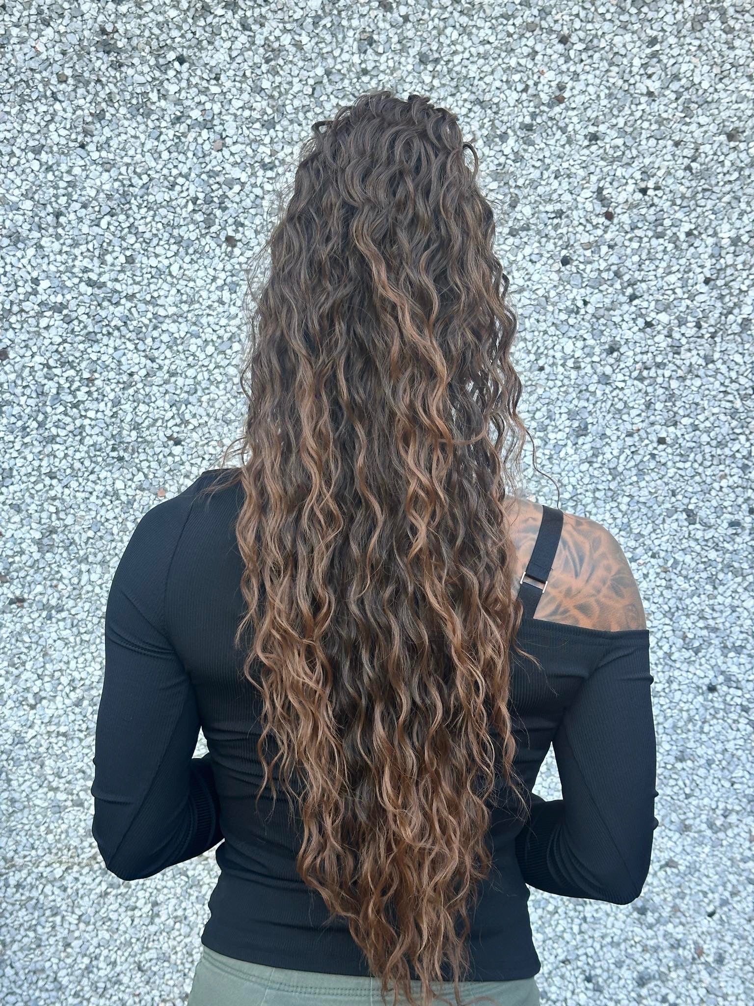 Vaiana ponytail- chocolate / caramel