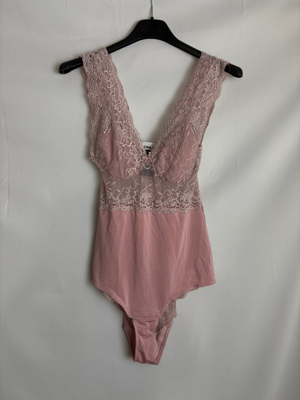 Lyserød bodystocking