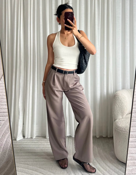 Habit bukser - taupe