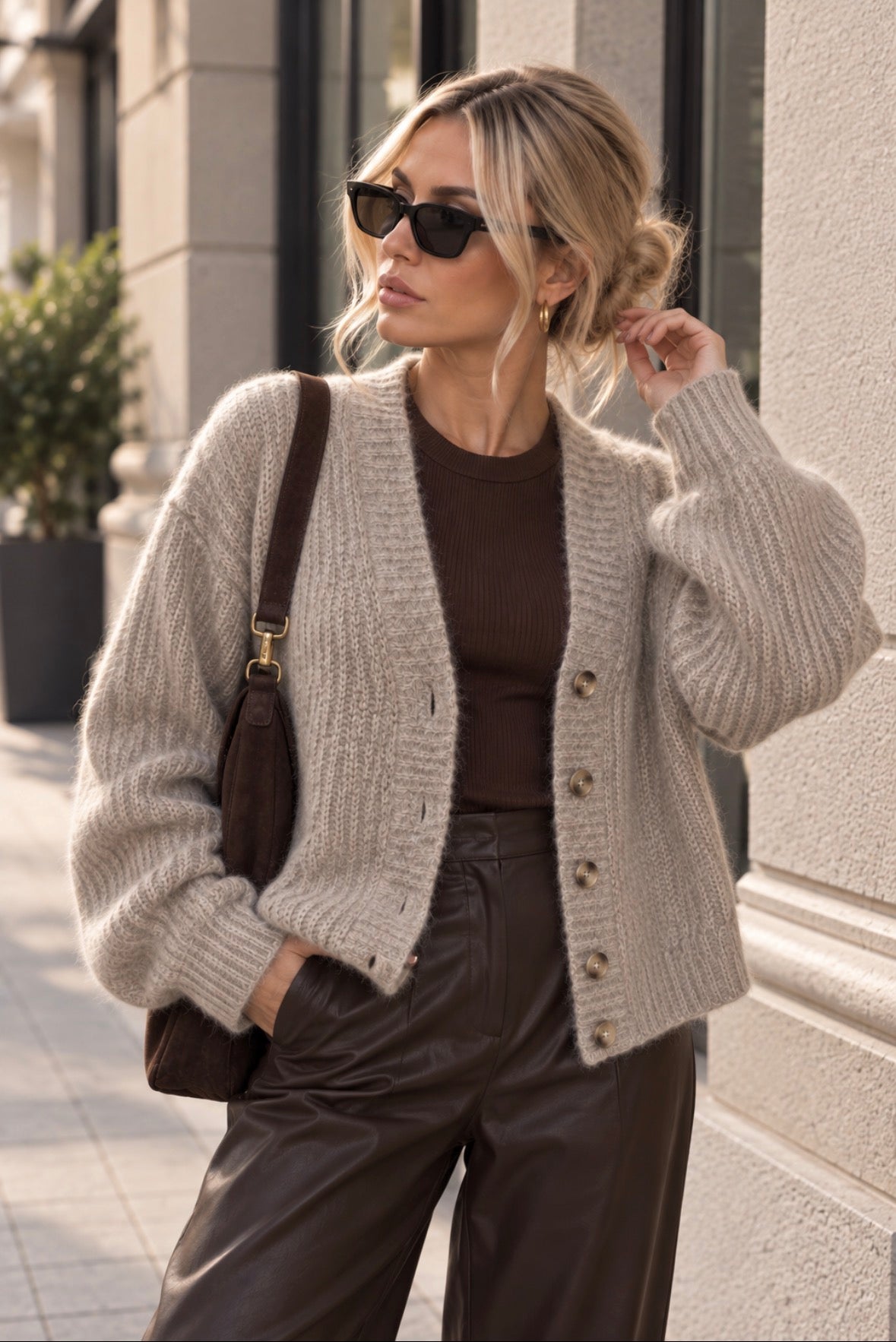 MbyM Molenda alpaca uld cardigan