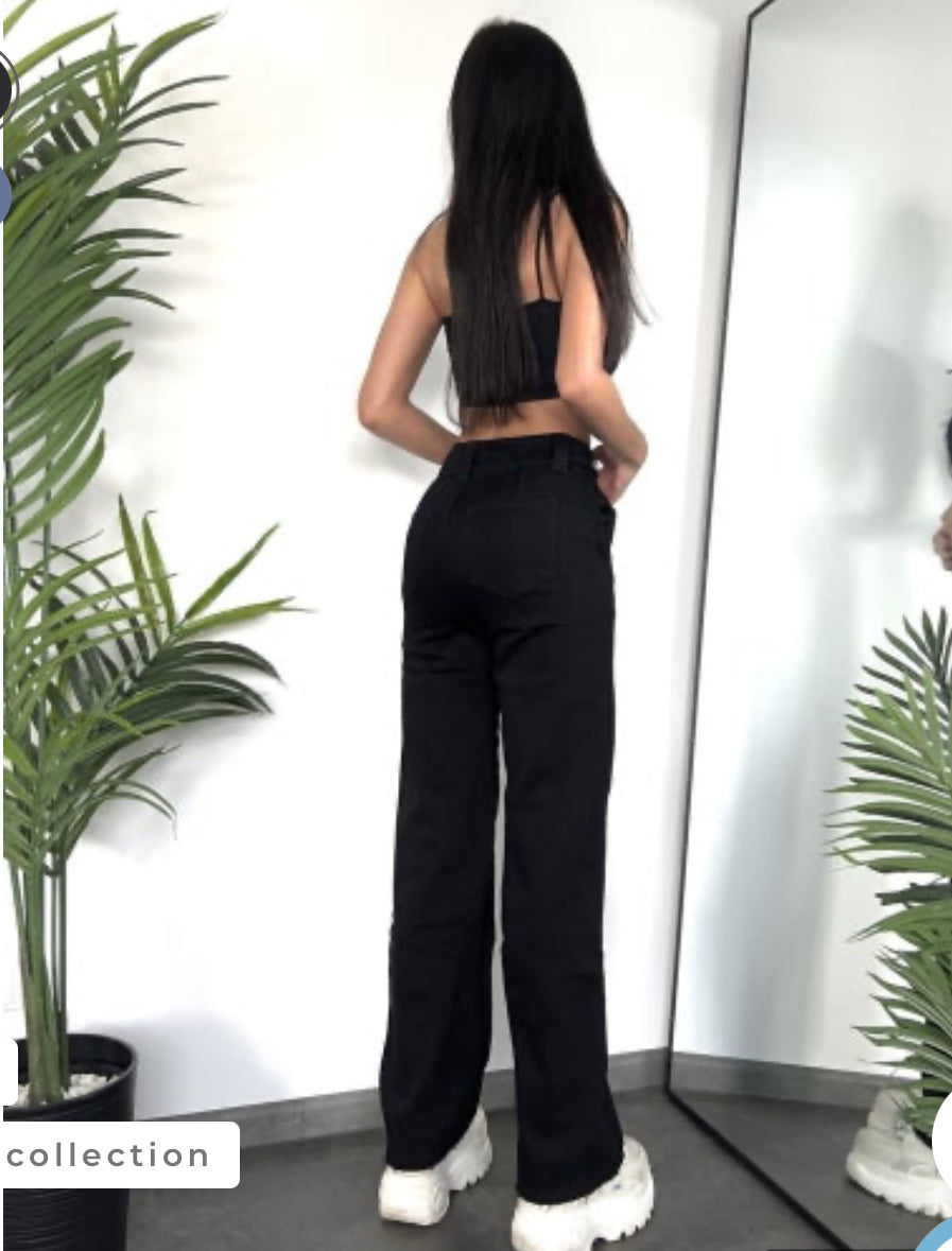 Emilia jeans med lige snit