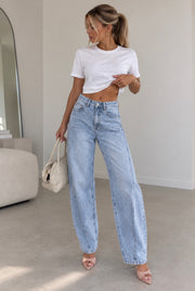 Nanna Jeans – lyseblå