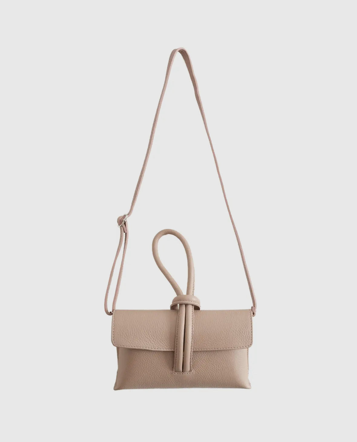 Influencer lædertaske soft pink