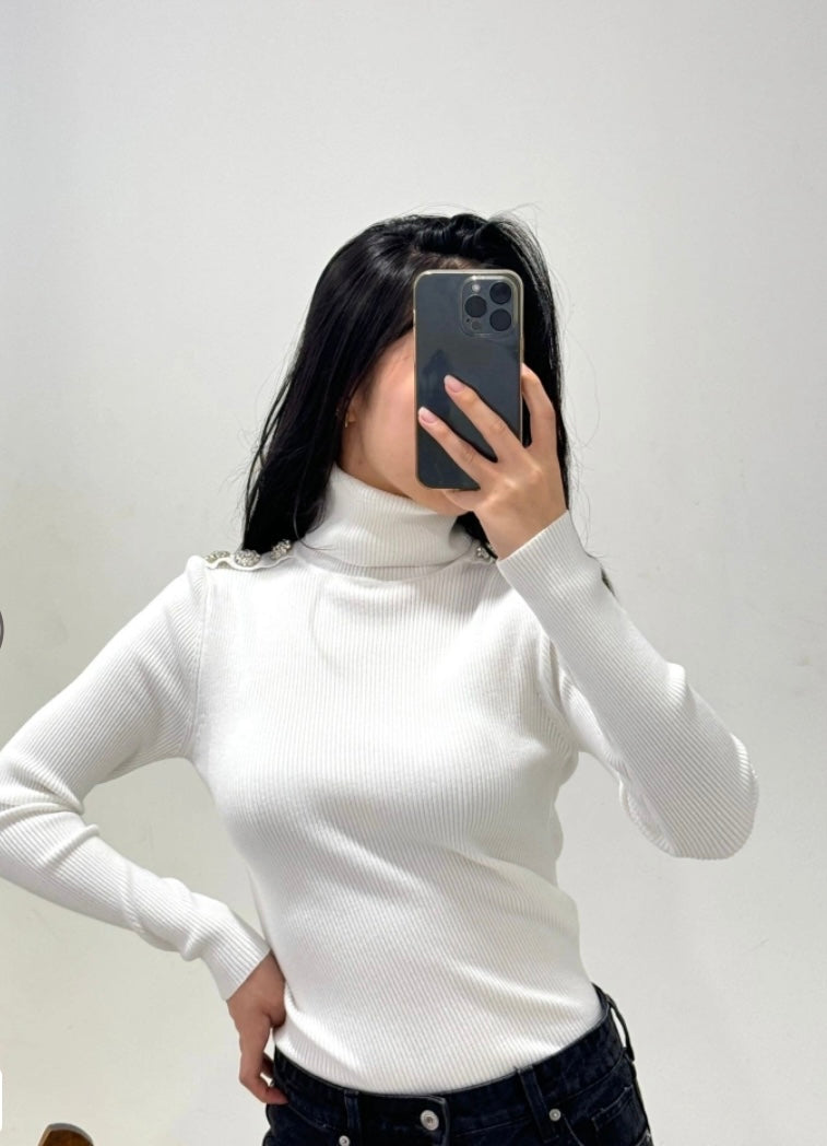 Alma sweater med pynte detaljer