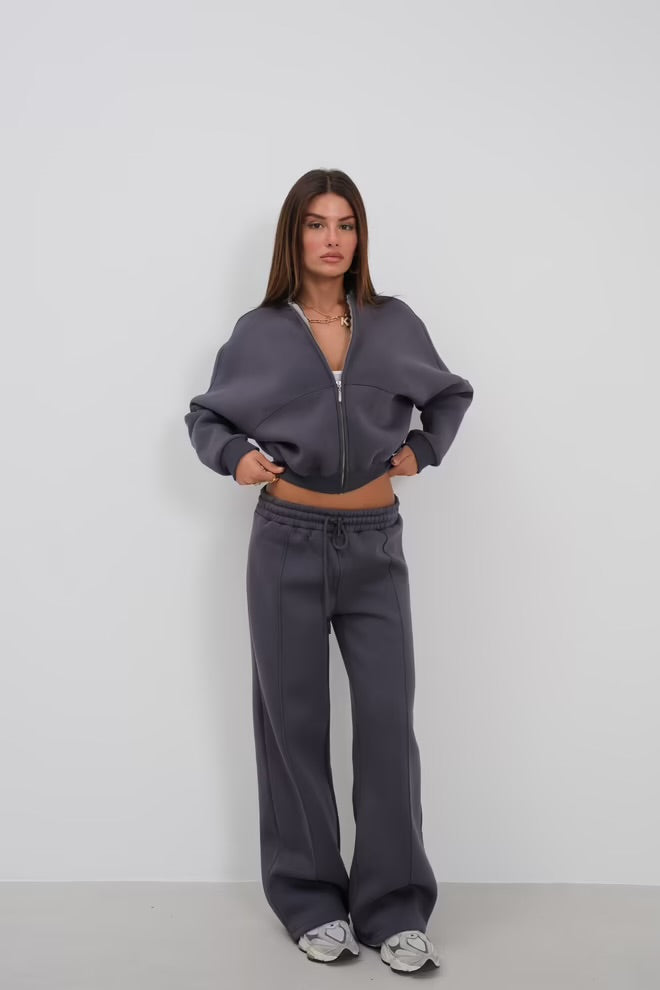 Ella sweater med lynlås