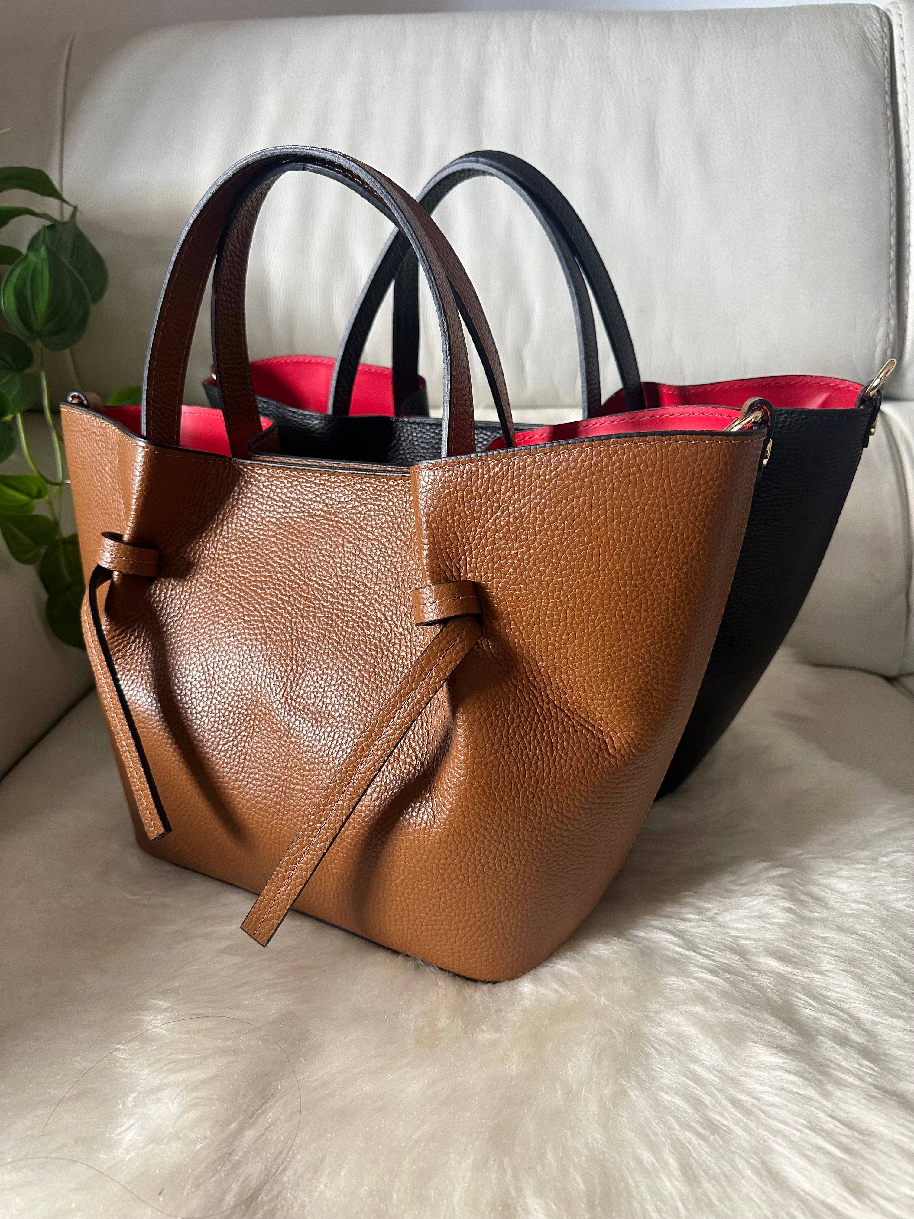 Amara læder taske Cognac