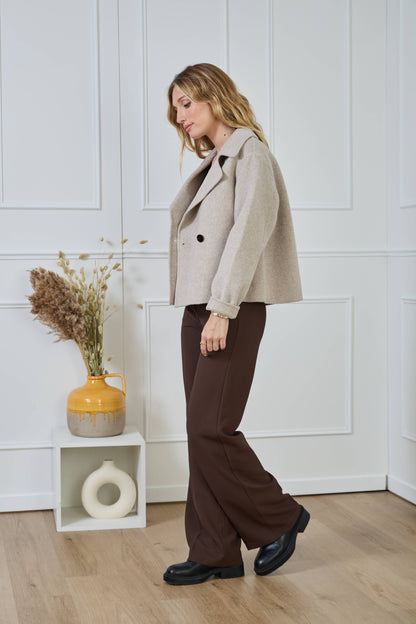Peacoat: Beige