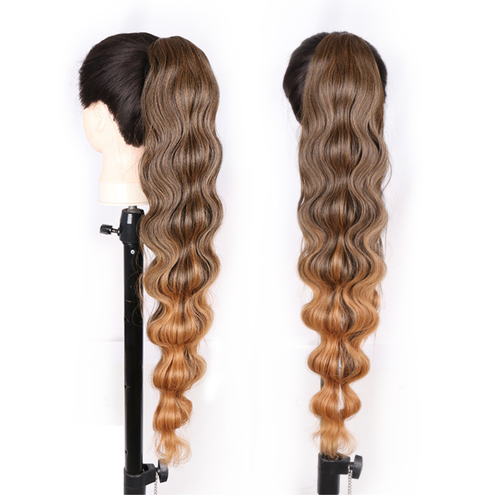 Yasmin ponytail - chocolate / honey