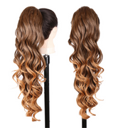 Cinderella ponytail - chocolate / honey