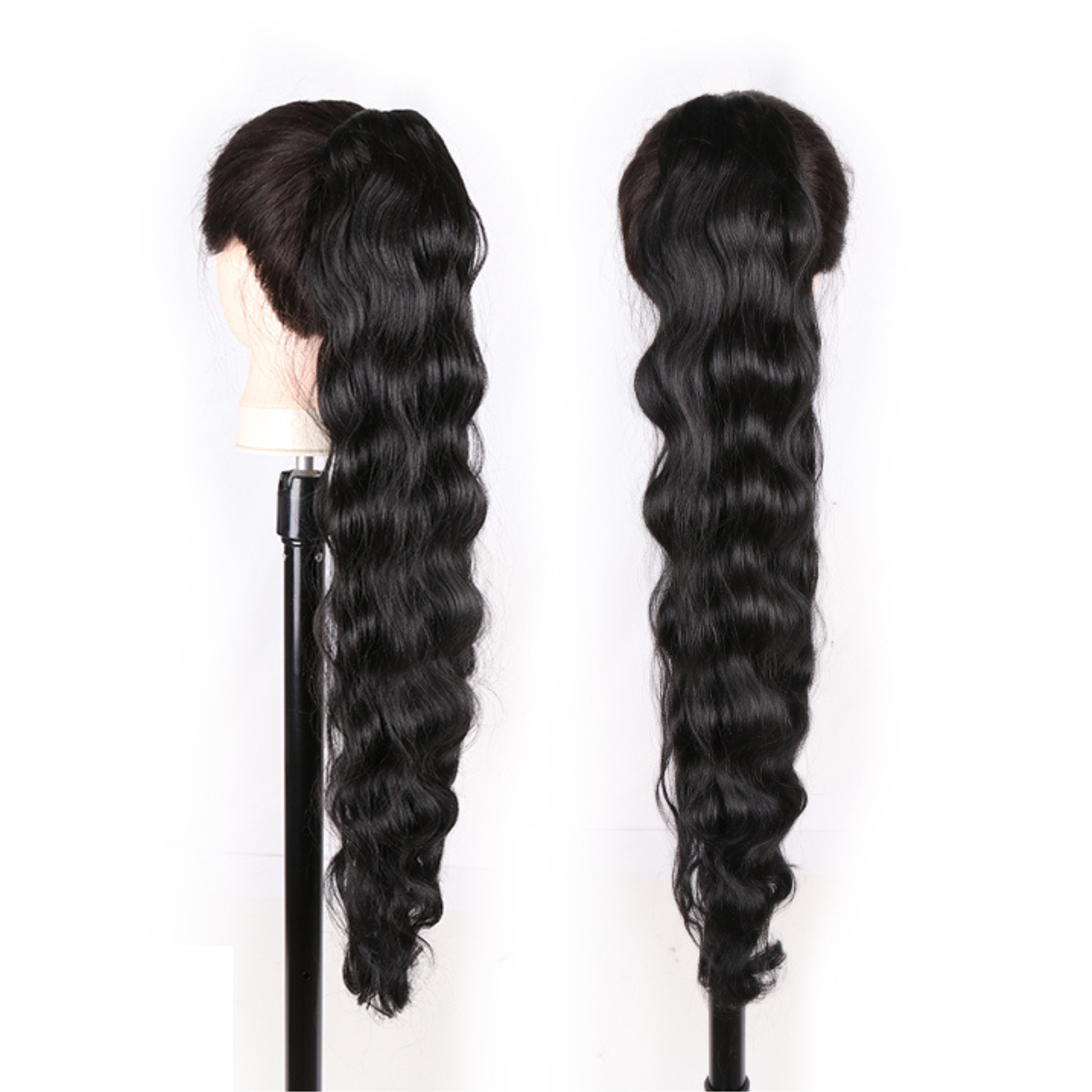 Yasmin ponytail- black